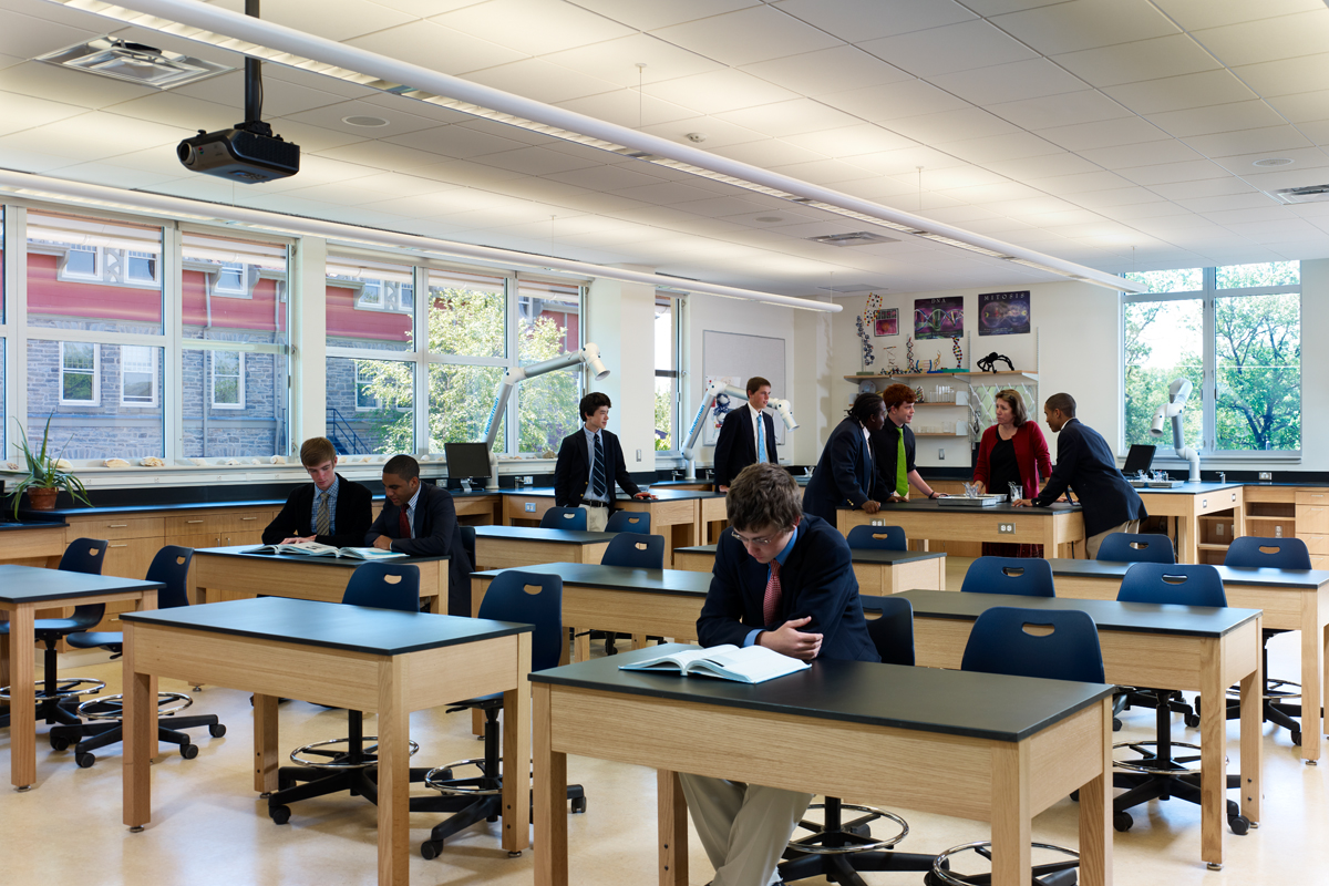 Classroom in new science building